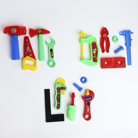 Set of builder in a backpack, 23x20.5cm, mix-8