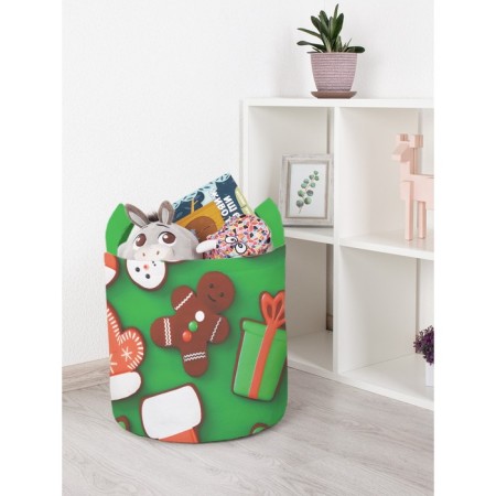 Basket for toys "Gingerbreads, size 35x35 cm