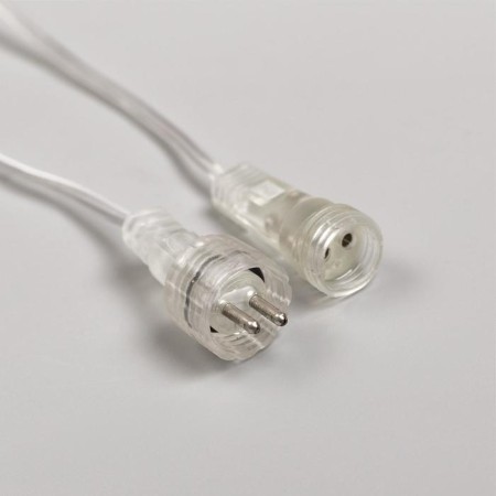 Garland "Icrugs" 2.5 × 0.5 m, IP65, transparent thread, 288 LED, glow warm white with a drain effect, 12 V-5
