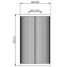 Oil filter Totachi to-1257