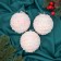 Set of balls Plastic D-8 cm, 3 pcs "Matteo"