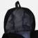 Youth backpack from textiles, 2 parts on lightning, 3 pockets, black color