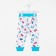 Pants for children, white color/cars, height 68 cm