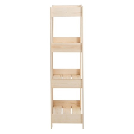 Wooden rack 4 shelves 120x64x32 cm-3