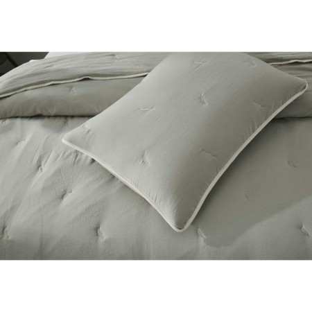 A set with a covering “Erica”, size 160x220 cm, 50x70 cm, beige color-4