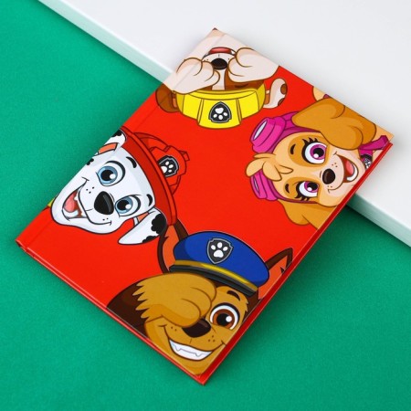 Notepad A6, 64 sheets, in a solid cover, PAW PATROL-1