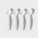 Organizer for spices rotating with 4 cells, 2-tier D-23 × 13.5cm, white color