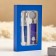 Gift set 3v1 (2 handles, blue flashlight)