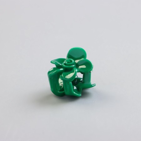 Clips for plants, set 10 pcs "Flower", green-4