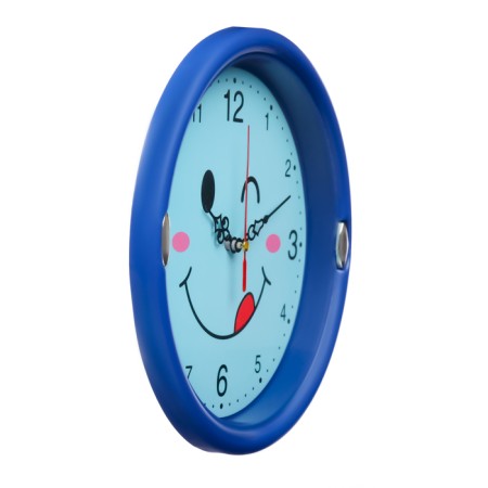 Children's wall clock "Smile", smooth move, d-23 cm-1