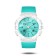 Watch of nursery, d-4.5 cm, silicone strap, 3 atm, turquoise