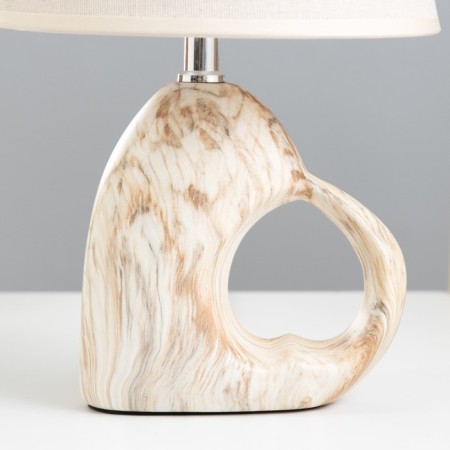 The table lamp "drinks" E14 40W white-beige 23x23x34 cm Risalux-3