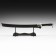 Souvenir weapon "Katana Hizeshi" 75 cm, blade 47 cm, black