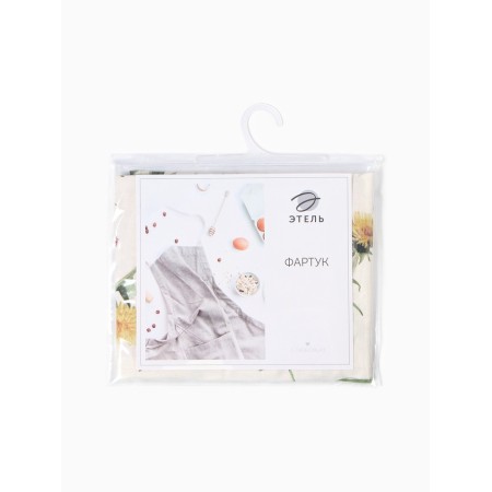 Apron Ethel "Dandelions" 60x70cm, 100%HL, sarzha 178 g/m2-8