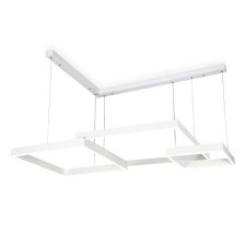 Светильник светодиодный подвесной с пультом управления Ambrella light, Original, FA6646, LED, 195 Вт, 14625Lum, 3000-6400К, цвет белый, белый матовый