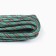 Paracord 550, green with red, D - 4 mm, 10 m