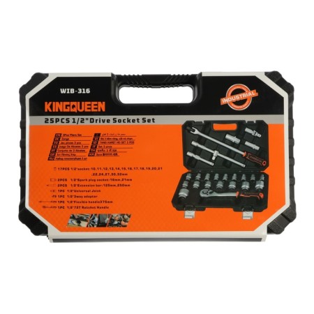 Car instrument Car Kingqueen, Wib-316, 72 teeth, 1/2 ", 25 items-4