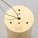 Lamp "Aliser" GU10 gold 7.5x7.5x13 cm