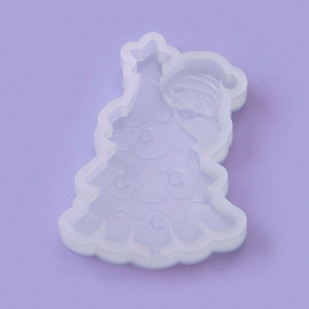 Silicone Mold for candy and chocolate "Santa Claus with a Christmas tree"-2