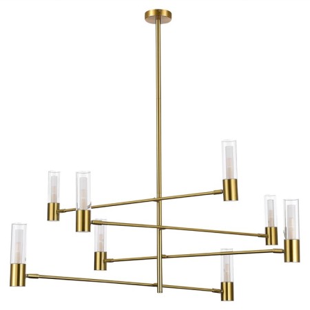Ceiling Ceiling ST LUCE. SL1239.303.08. Vitra. 8x5 watts, G9, 4000k, 115x115x93 cm, brass color