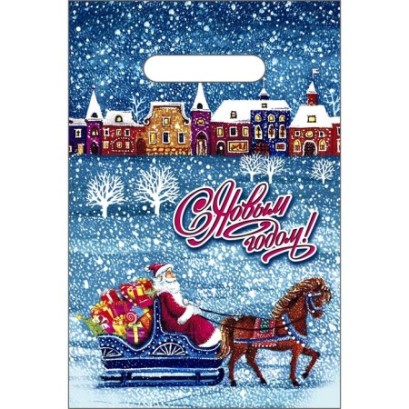 Snowfall package, polyethylene with a cut pen, 20x30 cm, 30 microns set 20 pieces