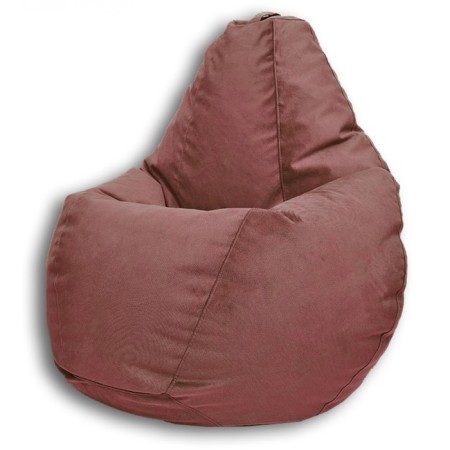 The hand-bag “pear” is positive Liberty, size m, diameter 70 cm, height 90 cm, velor, cocoa color-1