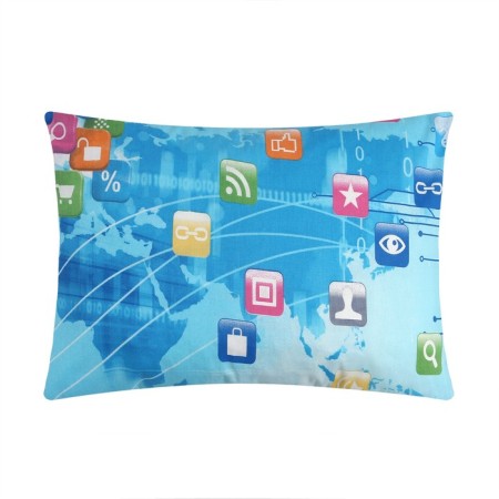 Pillowcase 40x60, mixing color, calico 120gm, hl100%-1
