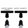 Flexible Neon Arte Lamp Loop for magnetic track systems Optima, Linea, Expert A4911PL-1BK, LED, 65 W, 500 cm, black, white