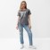T -shirt female, gray color, size 44