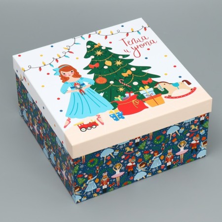 A set of New Year's gift boxes 10 in 1 "Nutcracker", 10 x 10 x 6 - 28 x 28 x 15 cm, New Year-7