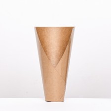 Floristic cone without bottom, folding, craft, 32x30cm