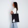 Bag Schoper "Cat" 35 x 0.5 x 40, department without lightning, without lining, black