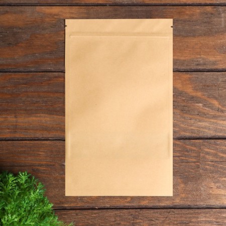 Zip-Lock package Craft with a rectangular window, flat, 16 x 26 cm-2