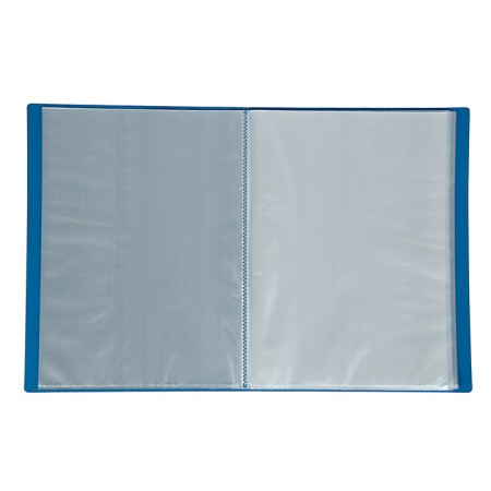 Folder with 60 A4, 500 microns, Calligrata, texture "Sand", blue-1