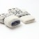 Women's mittens "snowflake" Color white, size 20