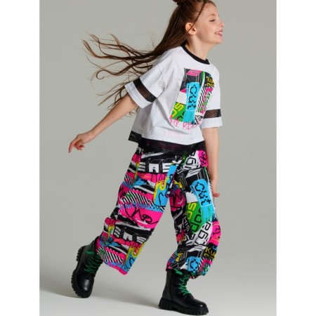 Брюки для девочки PlayToday, рост 128 см-2