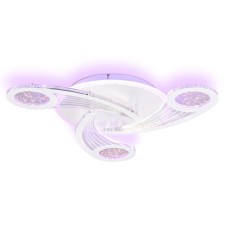 Светильник светодиодный потолочный с пультом Ambrella light, Original, FA4475, 3хLED, 66 Вт, 4950Lum, 3000-6400К, цвет белый