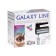 Mixer Galaxy Line GL 2223, manual, 400 watts, 5 speeds, "turbo" mode, black-silver