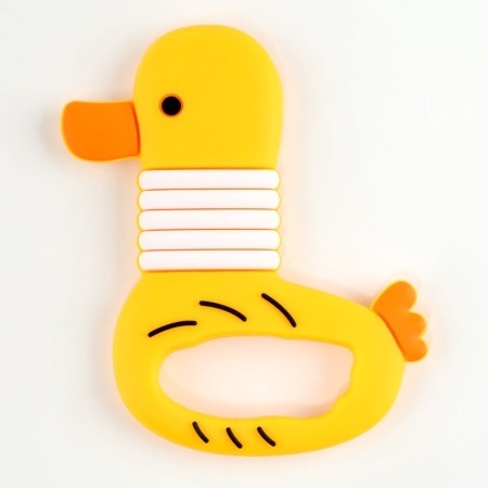 Silicone teether for teeth "Duck"