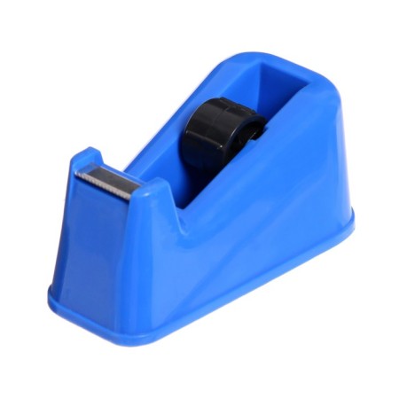 The dispenser for adhesive tape is desktop, weighted, medium, mix-7