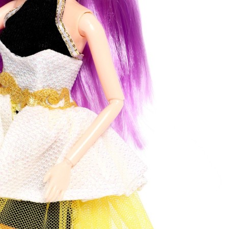 Hinge doll "fluffy fashion", with a pet-5