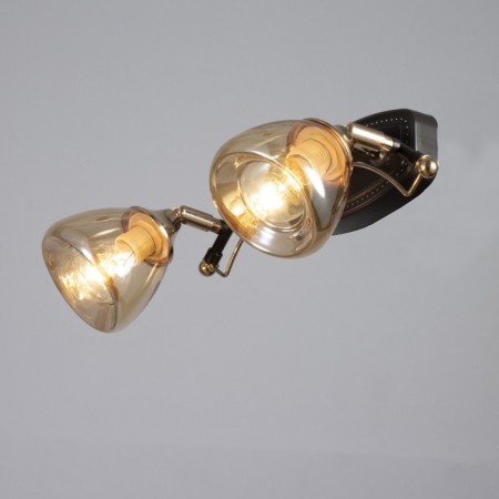 Sconces "Solar" 2x14 40w Black 38x20x16cm-8