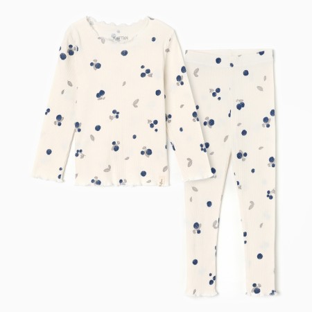 Пижама детская (лонгслив и брюки) KAFTAN Little berry р.34 (122-128)-5