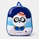 Baby backpack on lightning, blue color