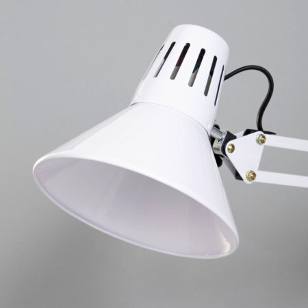 Lamp on the clamp 101 "Springs, white" E27 40W Risalux-4