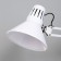 Lamp on the clamp 101 "Springs, white" E27 40W Risalux