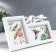 Photo frame plastic in 2 photos 10x15 cm "Birds on a branch" white 17.5x29.5 cm