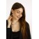 Set 2 objects: earrings, beads "pearl thread", white color in silver, 45 cm