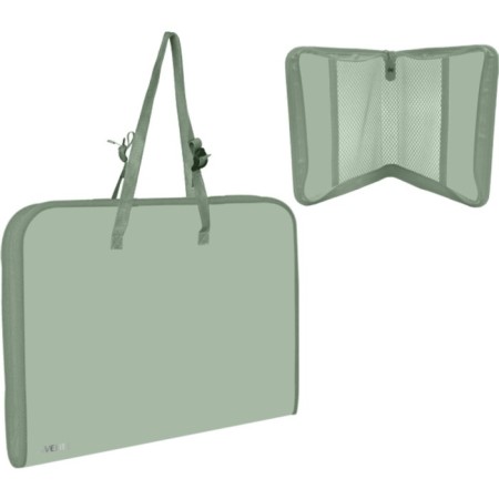 A3 folder with handles, plastic, lightning around, 490 x 350 x 30 mm, with pocket, mint-2