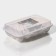 Egg storage container, 15 cells, 27 × 18.5 × 7.5 cm, white color